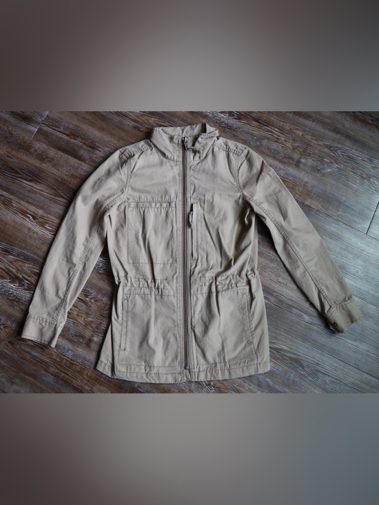 Madewell Jackets & Blazers - Madewell Fleet Utility Jacket Khaki Beige 100% Cotton Cargo Gorpcore Womens XS